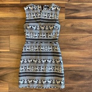 Kate Spade Saturday tribal cocktail dress